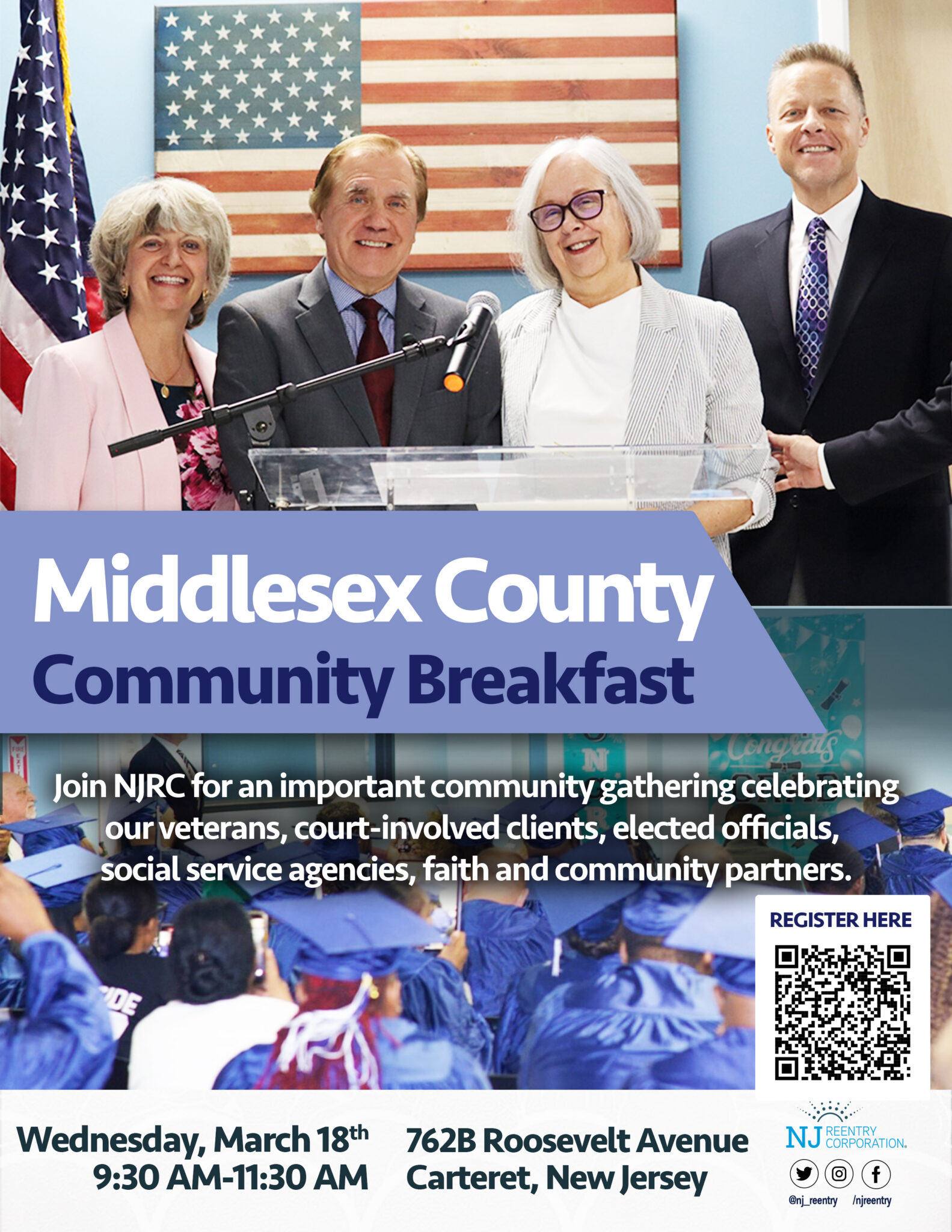 Commuinity Breakfast NJRC Middlesex County Community Breakfast – NJ Reentry Corporation