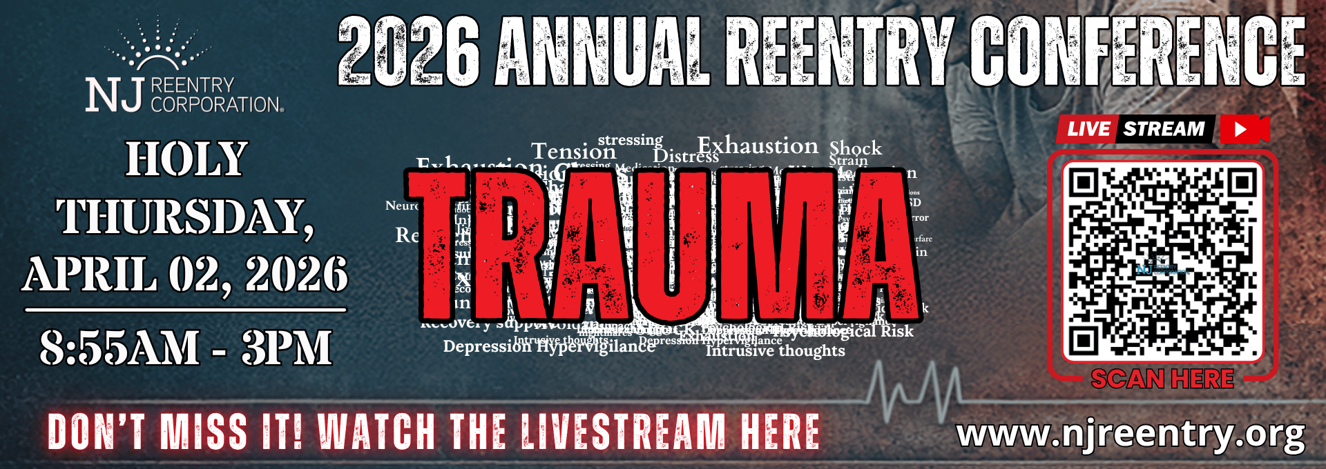 NJRC Annual Reentry Conference 2026 Banners