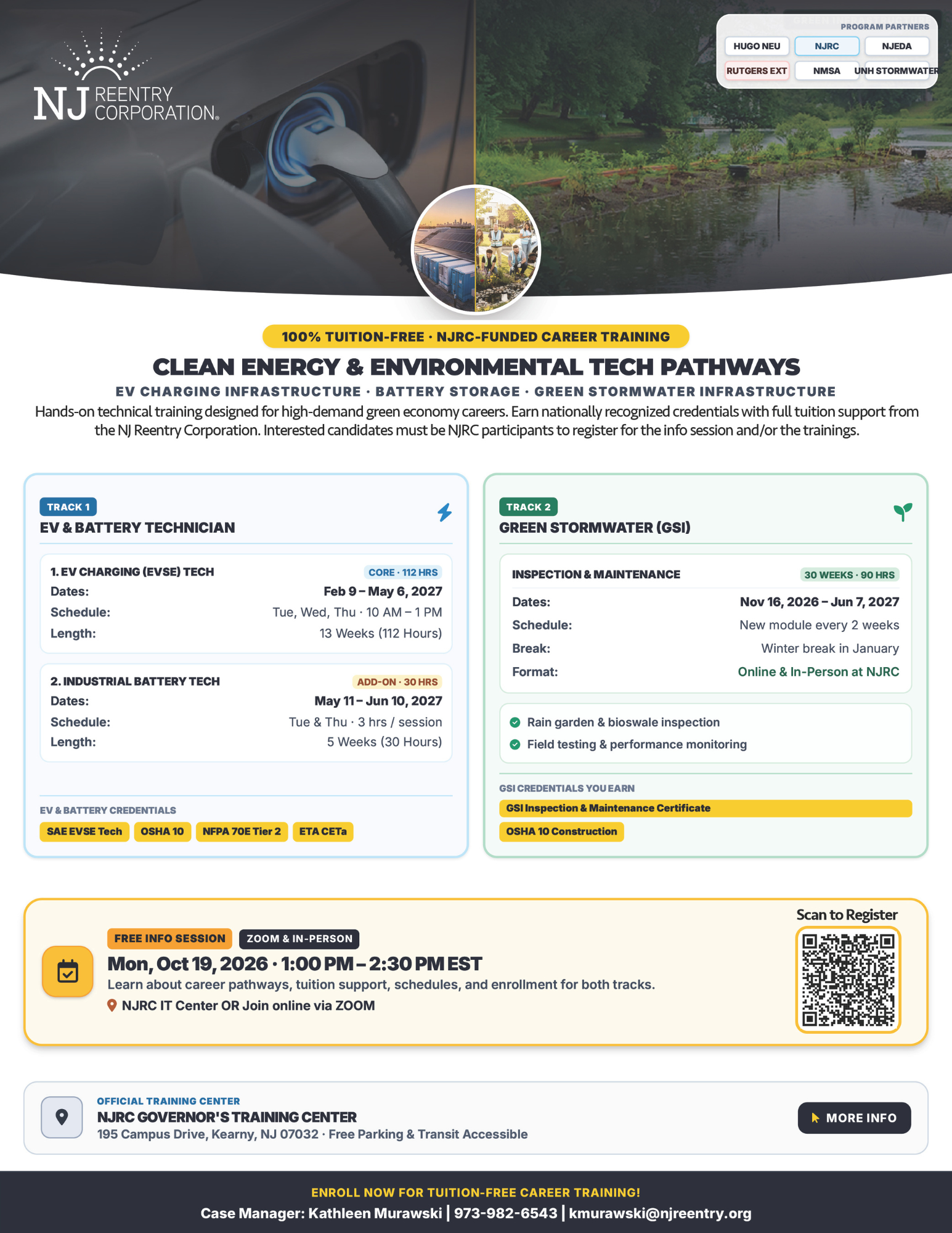 NJRC Tuition-Free Career Training: Clean Energy & Environmental Technology